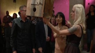 Sexy tattooed chick Taurus gets double passed through and jizzed