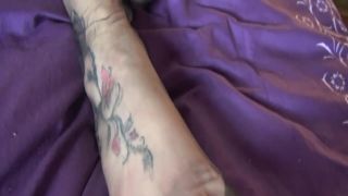 Filthy old nana strips and stretches her pussy in unclean XXX pornography video