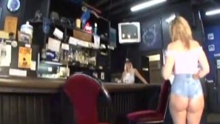 Sassy bitches are sucking pole dancer&#39;&#39; s dicks on a stage