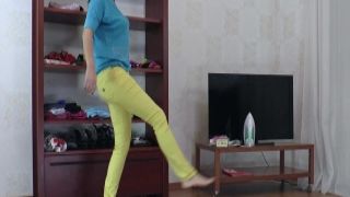 wearehairy missax stream agneta blue blouse yellow pants