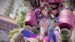 3d dva sucking and rides on a türbanlı porno türk big cock