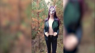 femfoxfury foxy passionate blowjob and doggystyle fuck in the kidnap porn forest