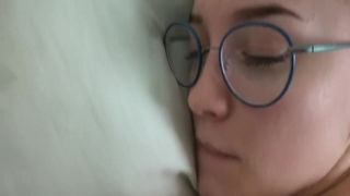 Pigtailed teen Lucy Doll takes messy face after self pleasure and hot sex