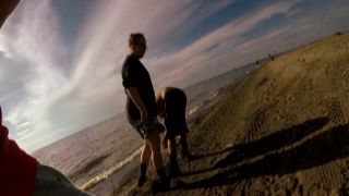 teenhotcouple69 sex waaa 260 on a public beach usa with cum on