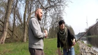 cute german teen laura tara basro nude blow stranger cock outdoor before public pissing